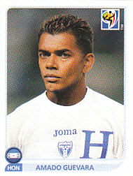 Amado Guevara Honduras samolepka Panini World Cup 2010 #610